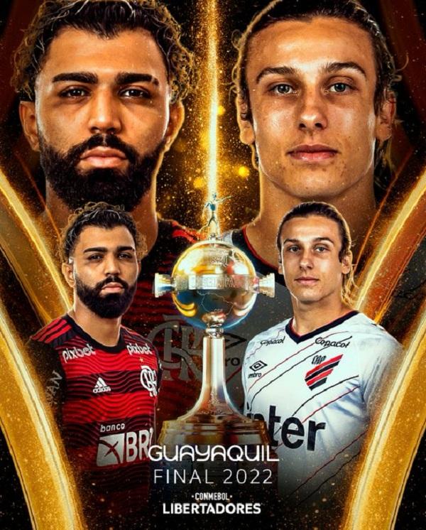 Ap&oacute;s campanhas distintas, Fla e Athletico fazem final da Libertadores.(Imagem:Reprodu&ccedil;&atilde;o/Instagram)