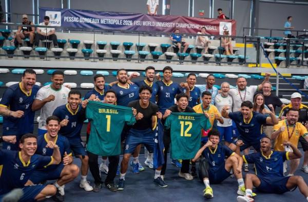 Equipe piauiense coloca o Brasil entre os quatro melhores do mundo no handebol universitário
