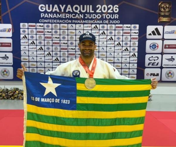 Com apoio do Bolsa Atleta Piauí, Stanley Torres conquista pentacampeonato pan-americano de judô