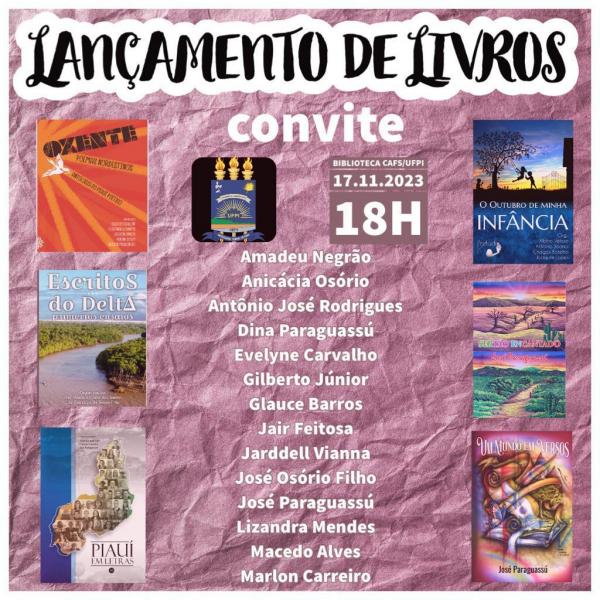 Floriano celebra feito histórico com o lançamento de livros escritos por 14 autores locais