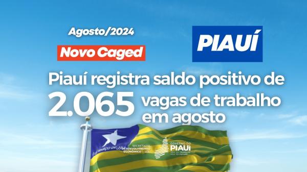 Piauí atinge saldo positivo com mais de 2 mil vagas de emprego gerados em agosto