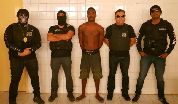 Suspeito de assaltos em Floriano &eacute; preso em Porto Alegre do Piau&iacute;.(Imagem:Pol&iacute;cia Civil)