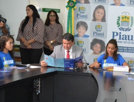 Governador sanciona lei que cria o Dia Estadual da Menina no PI