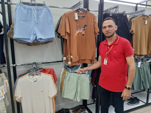 Setor de modas do Armaz&eacute;m Paraiba(Imagem:FlorianoNews)