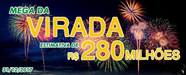 Mega da Virada: pr&ecirc;mio ser&aacute; maior que R$ 300 milh&otilde;es, diz Caixa.(Imagem:Divulga&ccedil;&atilde;o)