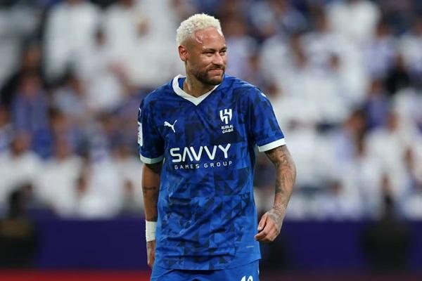 Neymar disputou apenas dois jogos pelo Al-Hilal desde a les&atilde;o no joelho em outubro de 2023.(Imagem:Getty Images)