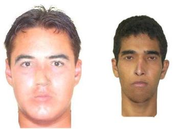Divulgado os retratos falados de supostos assassinos do mototaxista