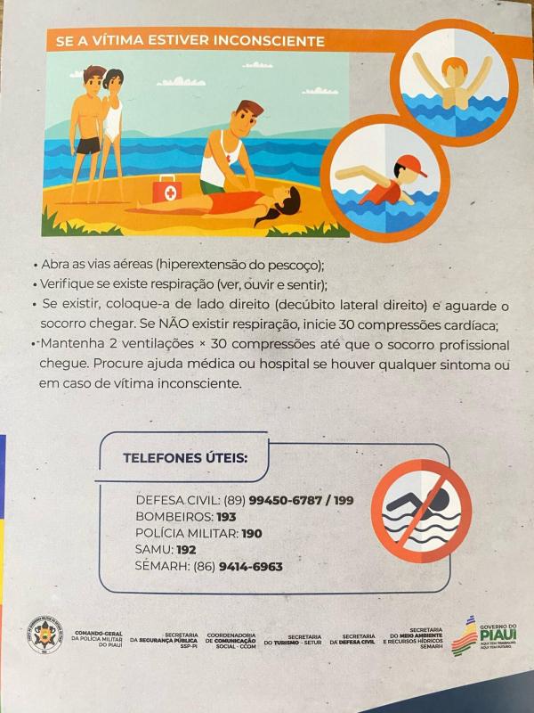 Banho Seguro: campanha reduz mortes por afogamento e fortalece preven&ccedil;&atilde;o no Piau&iacute;(Imagem:Divulga&ccedil;&atilde;o)