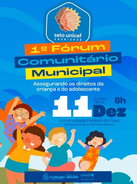 Floriano realizará 1º Fórum Comunitário Municipal para garantir direitos de crianças e adolescentes