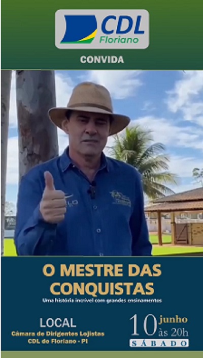 CLD promove palestra "O Mestre das Conquistas" com Amarildo Gonçalves