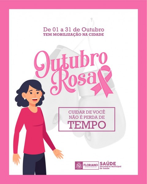 Saúde promove ações no Outubro Rosa