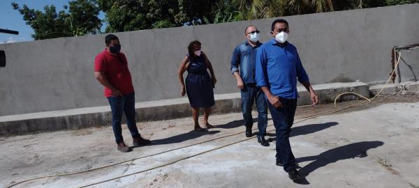 Prefeito Joel visita obras de reestrutura&ccedil;&atilde;o de escolas municipais(Imagem:FlorianoNews)