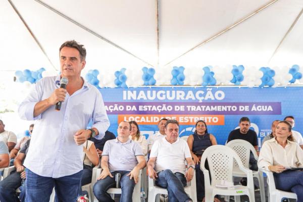 Ciro Nogueira inaugura sistema de &aacute;gua que teve investimento de R$ 1 milh&atilde;o e beneficia comunidade no Piau&iacute;.(Imagem:Ascom)