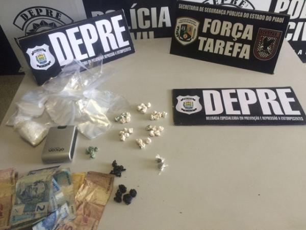 Seis s&atilde;o presos suspeitos de roubo e tr&aacute;fico de drogas em Teresina.(Imagem:Cidadeverde.com)