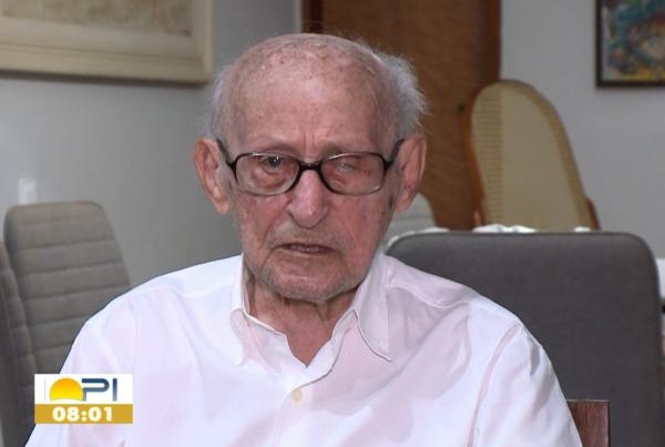 Major Joel Ribeiro, ex-prefeito de Teresina entre os anos 1971 e 1975.(Imagem: TV Clube/Reprodu&ccedil;&atilde;o)
