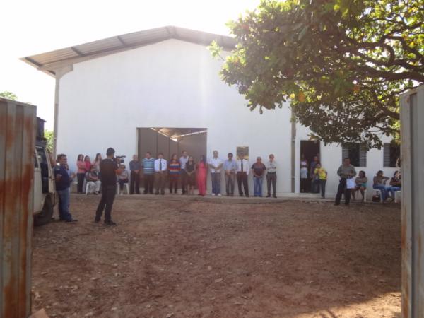 Visita ao Galp&atilde;o da Cooperativa dos Coletores de Materiais Recicl&aacute;veis de Floriano.(Imagem:FloriaoNews)