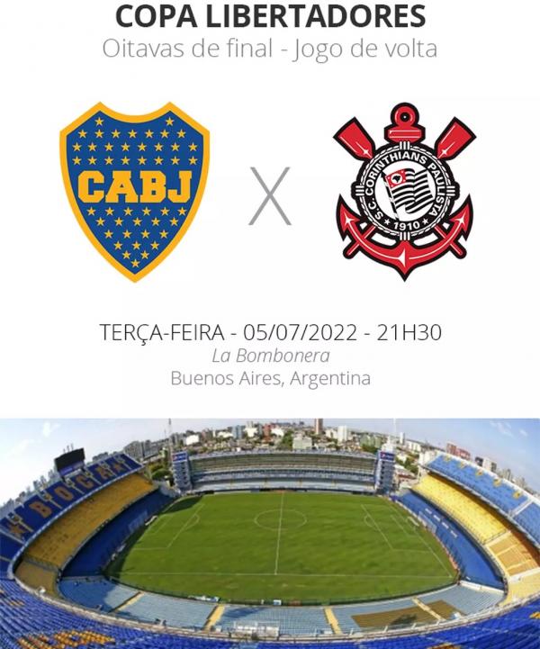 Boca Juniors x Corinthians: veja onde assistir, escalações, desfalques e arbitragem