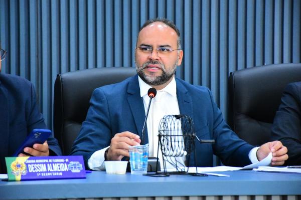 Joab Curvina, presidente da C&acirc;mara Municipal de Floriano.(Imagem:CMF)
