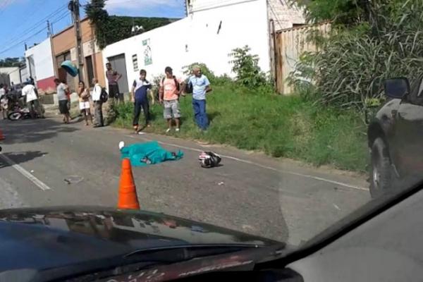 Acidente mata motociclista na avenida presidente Kennedy