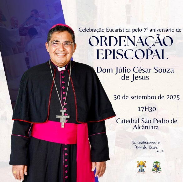 Diocese de Floriano celebra 7º aniversário de Ordenação Episcopal de Dom Júlio César