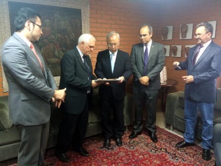 Presidente recebe visita do consulado do Japão