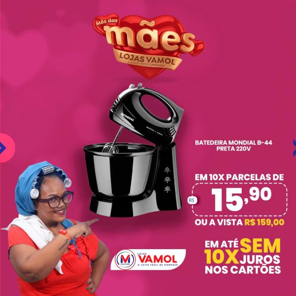 Lojas Vamol prepara um show de ofertas para o Dia das M&atilde;es, confira(Imagem:Divulga&ccedil;&atilde;o)