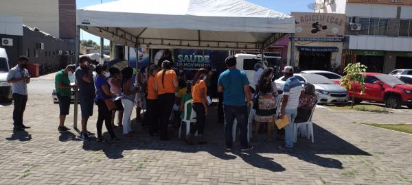 CTA realiza a&ccedil;&atilde;o na Pra&ccedil;a Coronel Borges.(Imagem:FlorianoNews)