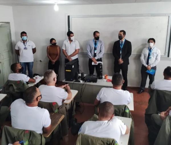 CEF apresenta programa "Habite Seguro" para militares do 3º BPM de Floriano