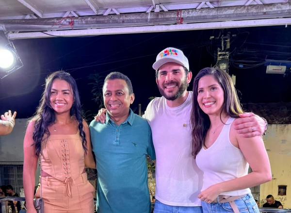 Vereadora Mylana Vilarinho, o esposo e deputado federal Dr. Francisco Costa; deputado estadual Dr. Marcus Vin&iacute;cius e a esposa e advogada Michelle Melo.(Imagem:Reprodu&ccedil;&atilde;o/Instagram)