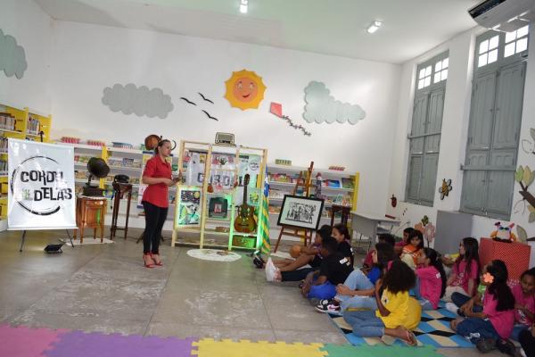 Exposição "Cordel Delas" foi destaque na Biblioteca Estadual Desembargador Cromwell de Carvalho