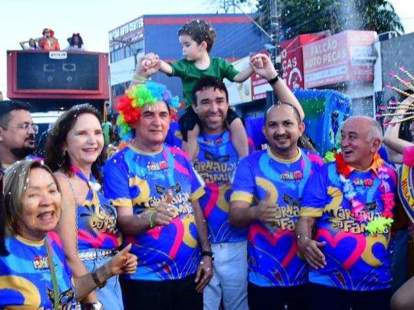 Vereadores marcam presença no Carnaval da Família na Princesa do Sul(Imagem:Reprodução/Instagram)