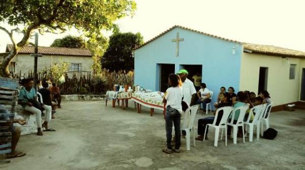 Festejo em honra a Nossa Senhora do Ros&aacute;rio &eacute; iniciado no bairro Riacho Fundo(Imagem:FlorianoNews)