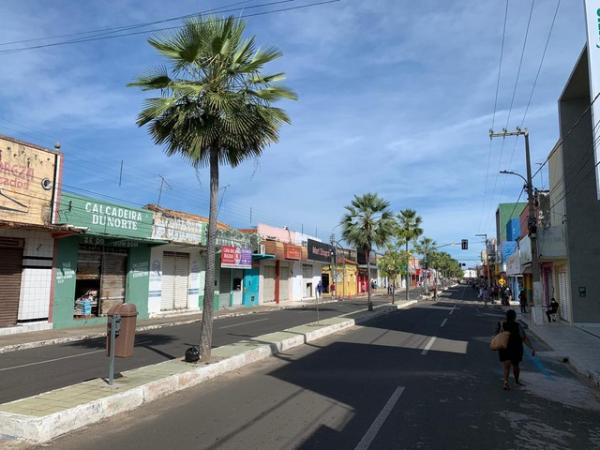 Lojas do Centro comercial de Campo Maior, no Piau&iacute;, devem retornar ao funcionamento.Divulga&ccedil;&atilde;o/Ascom Prefeitura de Campo Maior(Imagem:Divulga&ccedil;&atilde;o/Ascom Prefeitura de Campo Maior)