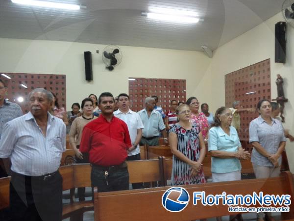 Iniciado os festejos de S&atilde;o Pio de Pietrelcina no bairro Guia.(Imagem:FlorianoNews)