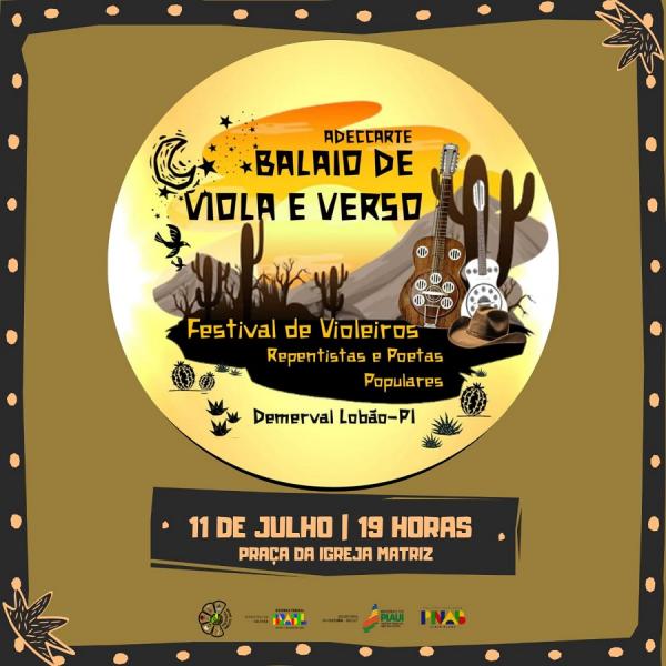 Balaio de Viola e Versos celebra a música de viola e as raízes piauienses em Demerval Lobão
