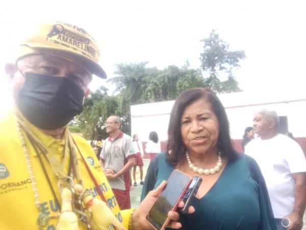 Madalena Laurentino, diretora do Gin&aacute;sio Primeiro de Maio.(Imagem:FlorianoNews)