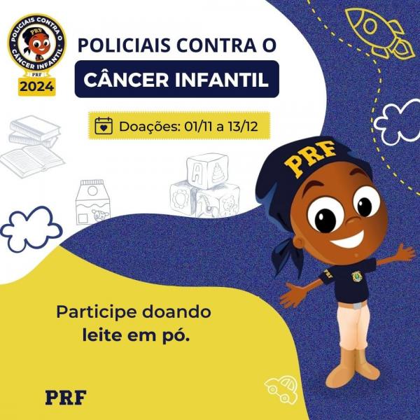 PRF mobiliza Piauí com a 11ª edição da campanha "Policiais Contra o Câncer Infantil"