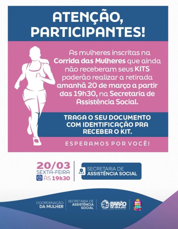 Barão de Grajaú promove evento especial para mulheres com corrida, sorteios e premiações