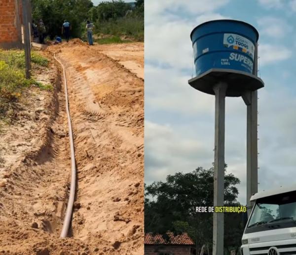 Prefeitura reforça abastecimento de água no bairro São Cristóvão, em Barão de Grajaú