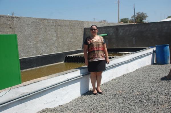 Comitiva da Agespisa visita Esta&ccedil;&atilde;o de Tratamento de Esgoto do Conjunto Filadelfo Freire de Castro.(Imagem:Waldemir Miranda)