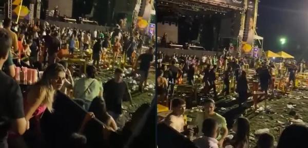Tiroteio em show de Xand Avi&atilde;o e Nattanzinho deixa um morto e nove feridos em Floriano.(Imagem:Reprodu&ccedil;&atilde;o )