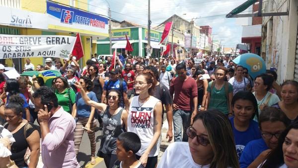 Cidades do interior do Piauí aderem à ato público de paralisação