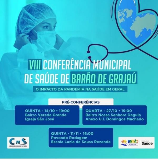 Barão de Grajaú realiza VIII Conferência Municipal de Saúde