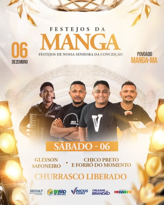 Festejos do Povoado Manga têm programação definida para o fim de semana