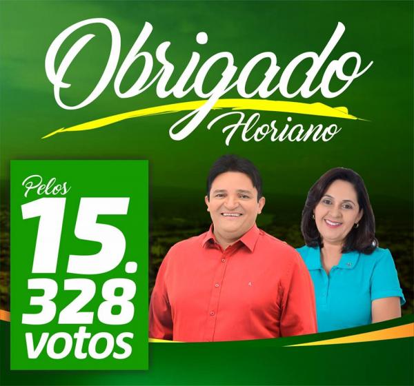 Almir Reis agradece a população de Floriano pelos 15.328 votos obtidos