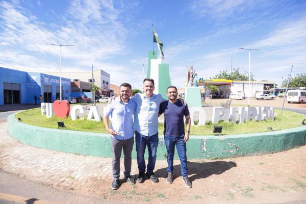 Ciro Nogueira inaugura obras e anuncia recursos em agenda nas cidades de Canto do Buriti e Pavussu(Imagem:Ascom )