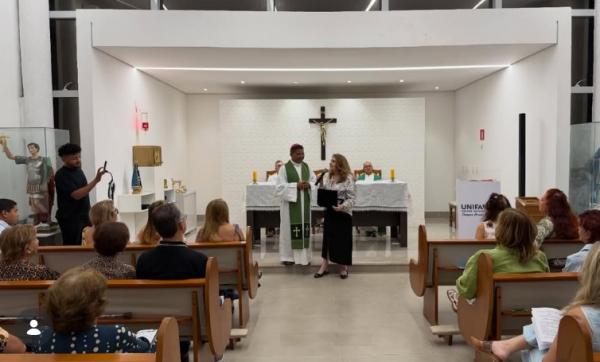 UNIFAESF celebra missa em memória de Raimundo Almeida e presta homenagem por gesto de generosidade