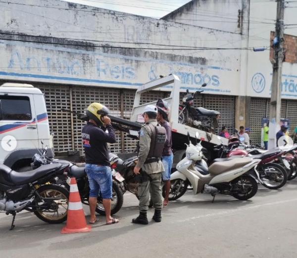 Refor&ccedil;o policial intensifica opera&ccedil;&atilde;o de fiscaliza&ccedil;&atilde;o em Floriano.(Imagem:Reprodu&ccedil;&atilde;o/Instagram)