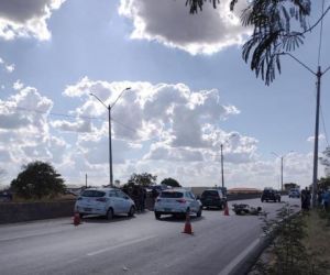 Idoso morre atropelado por moto na BR-316; condutor do veículo ficou ferido
