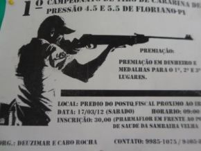 1º Campeonato de Tiro de Carabina de Pressão de Floriano